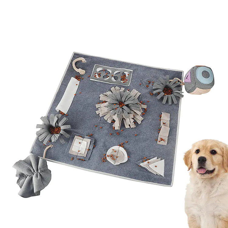 Energy-Consuming Slow Food Puzzle Sniffing Pad for Pets