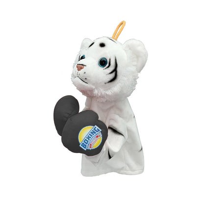 Plush Boxing Hand Puppet Dinosaur Toy Animal Sound