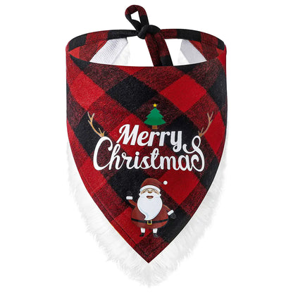 Lace Christmas Dog Scarf and Bandana for Pets