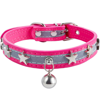 Reflective Dog Collar HYQHYX Leather Dog Collar Cute Dog Collars for Medium Large Small Puppy Dogs Collar para Perros for Girl Boy