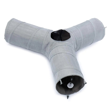 PAWZ Road Cat Tunnel Collapsible 3 Way Cat Play Tube 10.5 Inches in Diameter