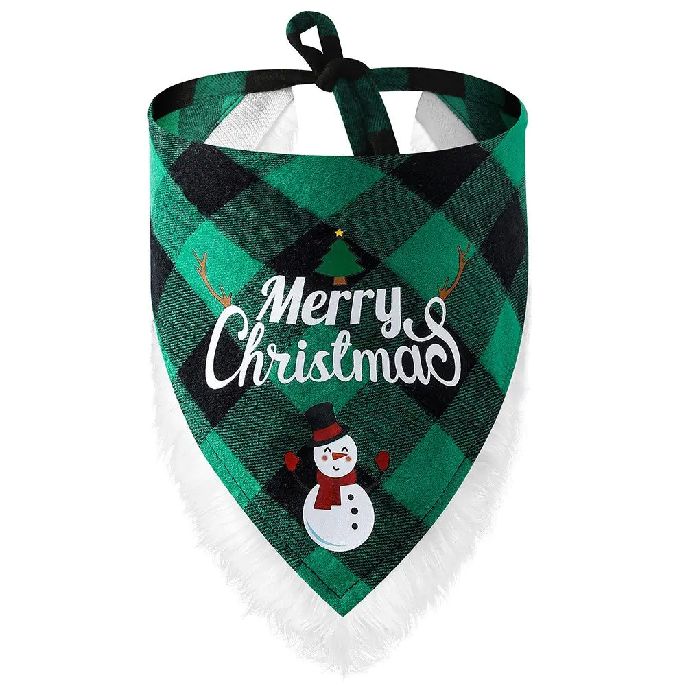 Lace Christmas Dog Scarf and Bandana for Pets
