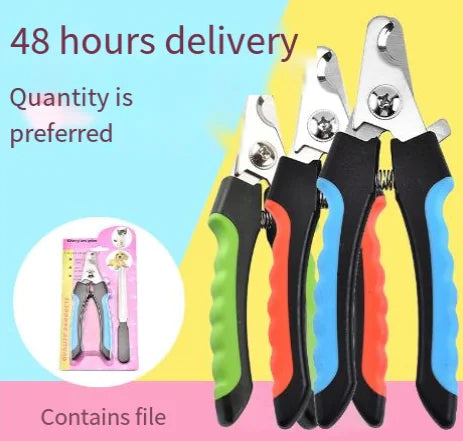 Pet Nail Clipper Set for Dogs and Cats (Large & Small)