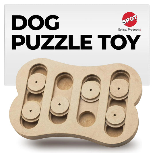 Ethical Pet Seek-A-Treat Shuffle Bone Dog Puzzle