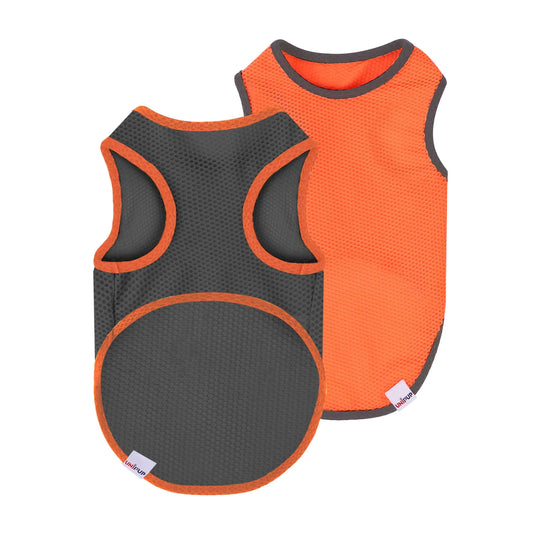 UNIPUP 2 Pack Cooling Shirts for Dogs Lightweight Mesh Breathable Dog Clothes for Large Dogs Boy GirlSports Fan Pet T-Shirts for Dog&Cat Puppy Vest Pet Apparel - XXL