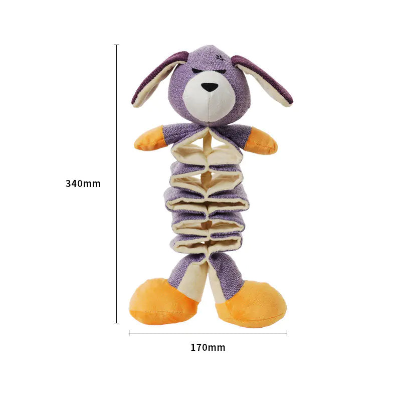 Plush Bite-Resistant Dog Toy for Puppies and Dogs