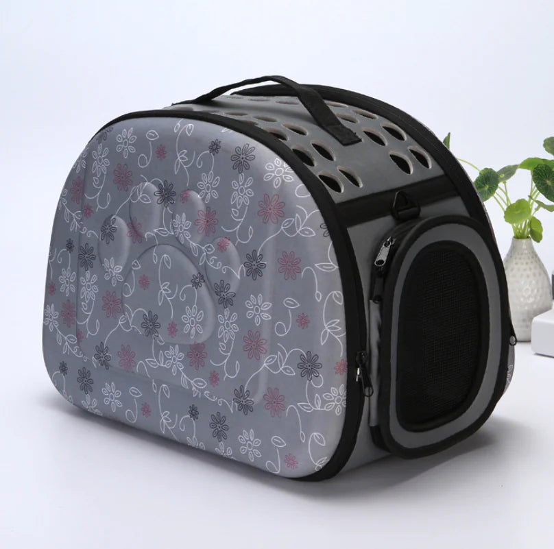 Pet Carrier Backpack - Foldable Travel Bag for Pets