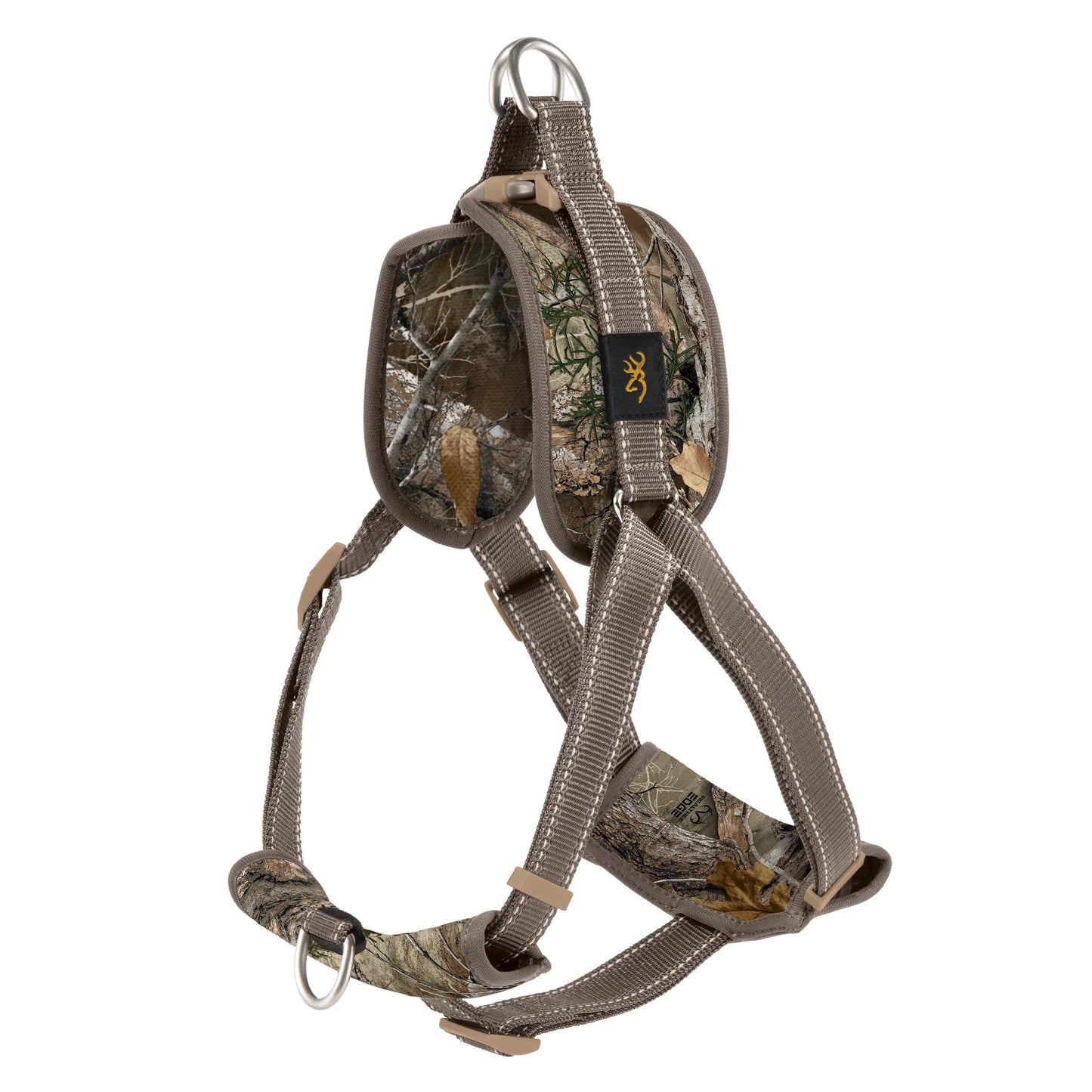 Browning Pet Harnesses Walking Harness Small 5/8 x 22-28in OS RT Edge Elk Grey