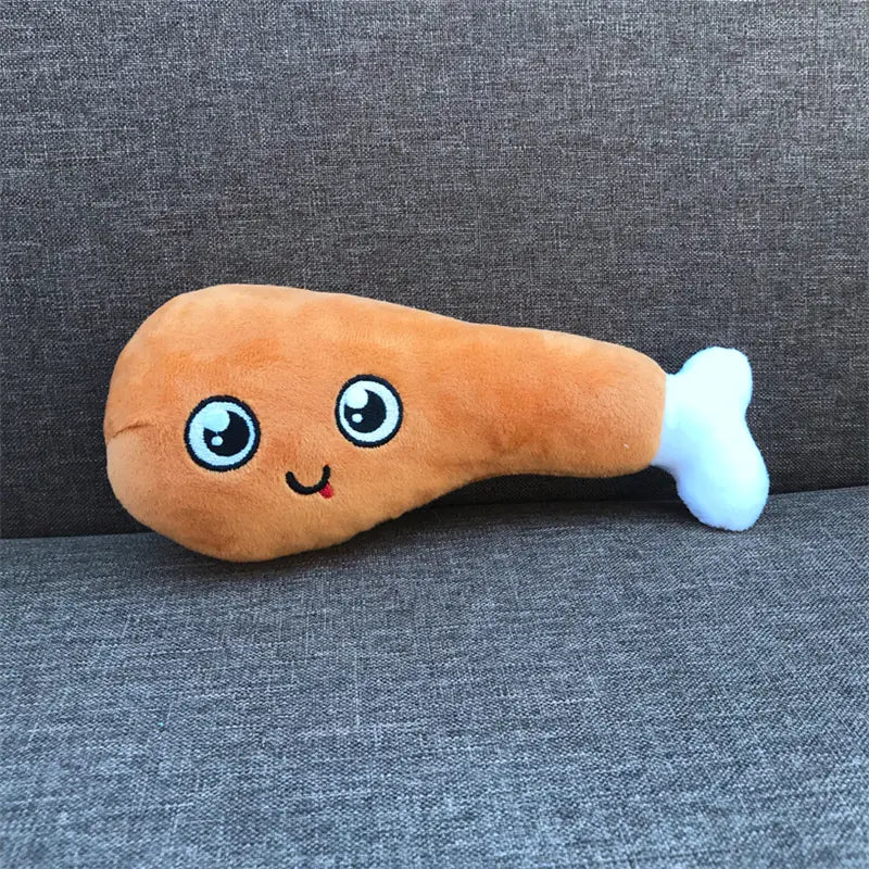 Bite Resistant Plush Toy for Dogs - Food Series