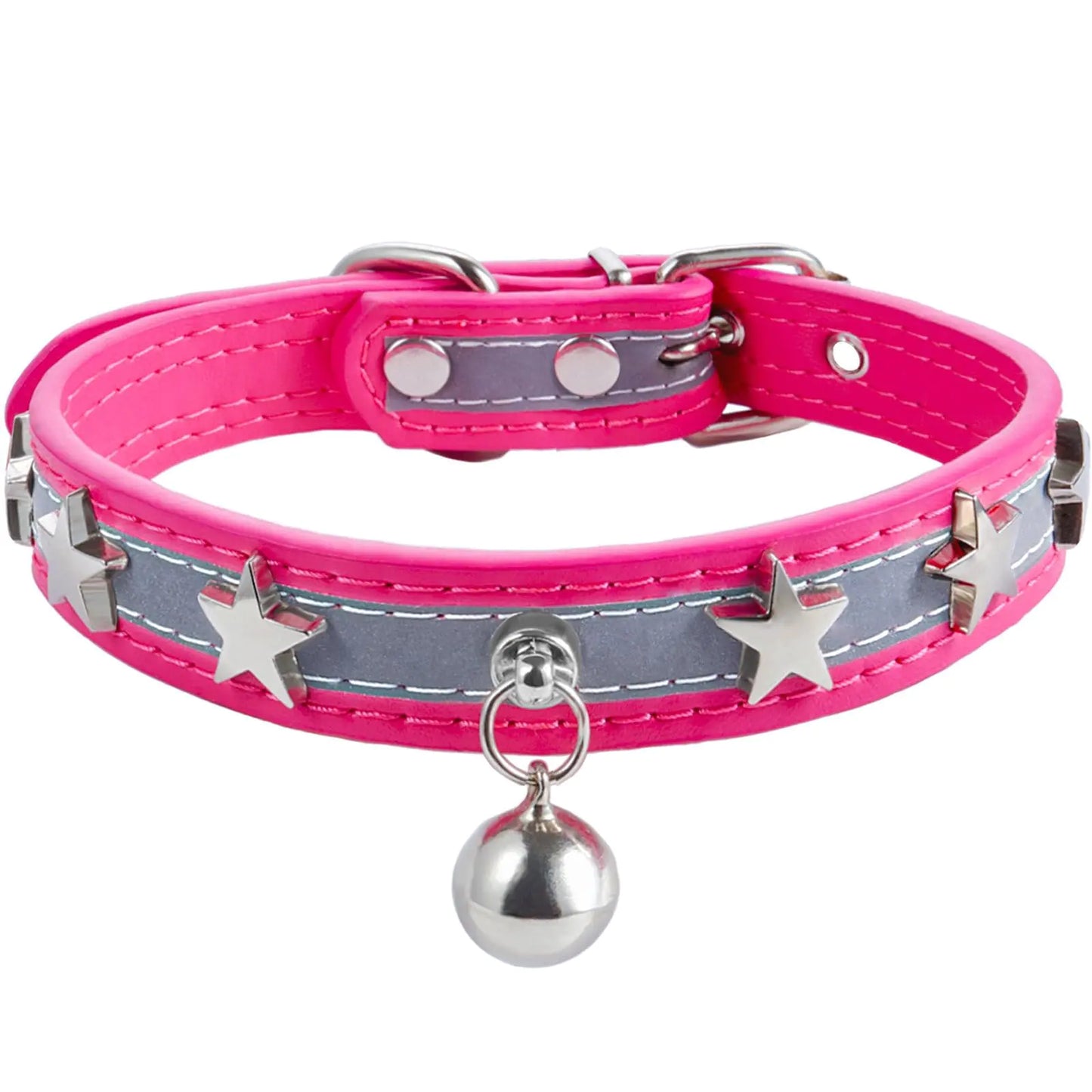 Reflective Dog Collar HYQHYX Leather Dog Collar Cute Dog Collars for Medium Large Small Puppy Dogs Collar para Perros for Girl Boy