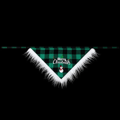 Lace Christmas Dog Scarf and Bandana for Pets