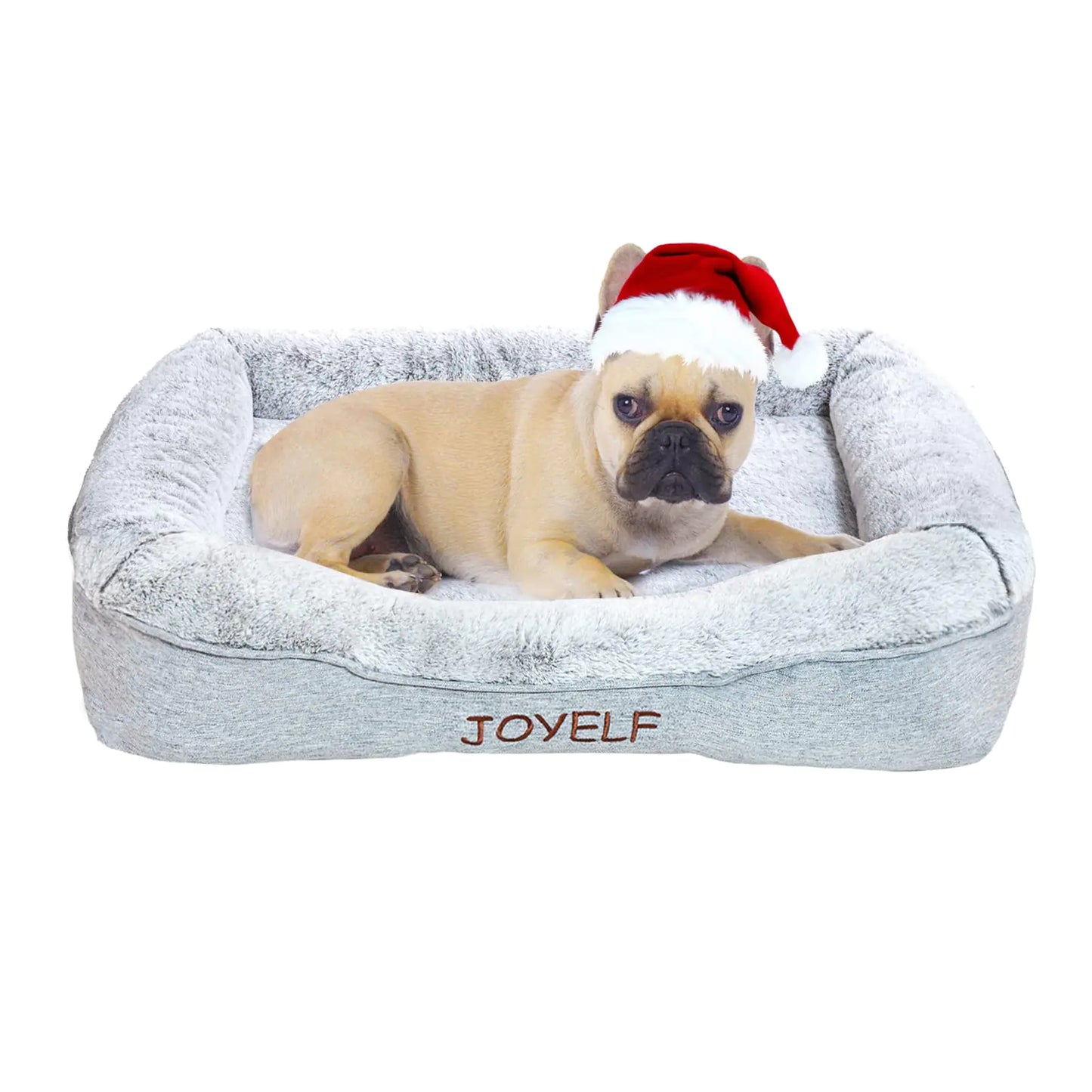 JOYELF Memory Foam Dog Bed Small Orthopedic Pet Bed with Washable Cover Independent Mat Design with Free Waterproof Liner Included